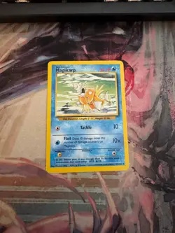 Magikarp 35/102 Uncommon Base Set Unlimited Pokemon Mitsuhiro Arita MP - Image 1