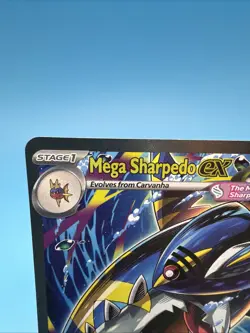 Mega Sharpedo ex 127/094 SIR Special Illustration Pokemon Phantasmal Flames MINT - Image 2