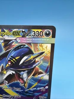 Mega Sharpedo ex 127/094 SIR Special Illustration Pokemon Phantasmal Flames MINT - Image 3