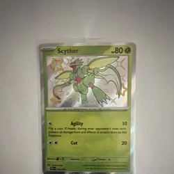 The Pokemon Company Scyther Shiny Rare Holo 095/091 SV: Paldean Fates 80HP Eng - Image 1
