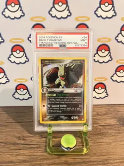 Dark Tyranitar 20/109 Reverse Holo Stamp Pokemon Team Rocket Returns PSA 9 MINT - Image 1