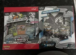 Pokemon Black & White Bolt Flare Poster & Binder Collection 2-Pack - Image 1