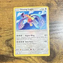 Pokemon Shining Lugia SM82 Promo Holo Shining Legends 130 HP Aero Force - Image 1
