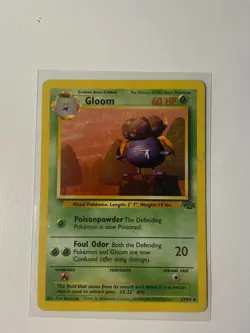 GLOOM - Jungle Set - 37/64 - WOTC - Pokemon card TCG non holo - Image 1