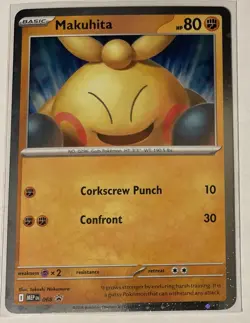 Makuhita 068 MEP Black Star Promo Mega Evolution: Perfect Order Pokemon Cosmo - Image 1