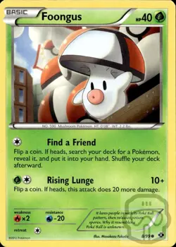 Foongus 8/99 C Next Destinies Pokemon NM/M - Image 3