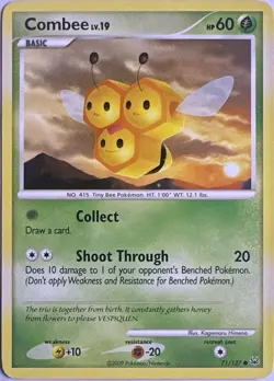 Combee 71/127 Common Platinum Pokemon Lightly Played - Image 1