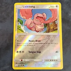 Pokemon Reverse Holo Lickitung SM - Unified Minds 161/236 LP 162 - Image 1