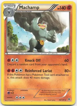 Machamp 50/101 Rare Plasma Blast Pokemon Heavily Played - Image 1