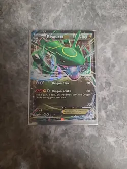Rayquaza EX 60/108 XY Roaring Skies Holo Pokemon Card - Image 3