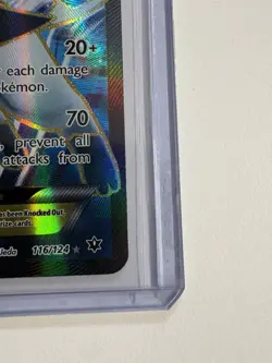 Pokemon TCG Glaceon-EX Fates Collide Holo Card 116/124 Full Art Ultra Rare - Image 2