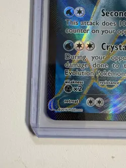 Pokemon TCG Glaceon-EX Fates Collide Holo Card 116/124 Full Art Ultra Rare - Image 3