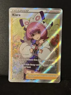 Klara 194/198 Full Art Trainer Chilling Reign Pokemon - NM - Image 1