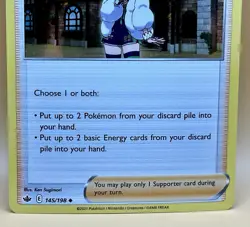 Klara 145/198 – Chilling Reign (Cosmos Holo Rare) - NM - 2021 Pokemon TCG - Image 3