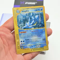CARTA POKEMON CARD - KINGDRA HOLO H14/H32 - ITA - AQUAPOLIS - PLAYED POOR - Image 2