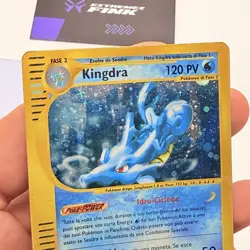 CARTA POKEMON CARD - KINGDRA HOLO H14/H32 - ITA - AQUAPOLIS - PLAYED POOR - Image 3