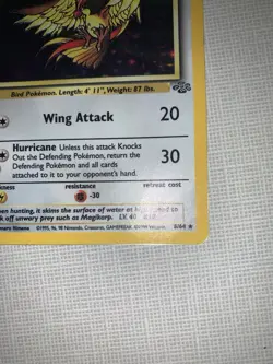 Pokemon TCG WOTC 1st Edition Pidgeot 8/64 Jungle Set 1999 Holo Rare Foil Pokemon - Image 2