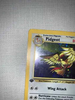 Pokemon TCG WOTC 1st Edition Pidgeot 8/64 Jungle Set 1999 Holo Rare Foil Pokemon - Image 3