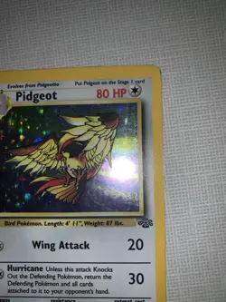 Pokemon TCG WOTC 1st Edition Pidgeot 8/64 Jungle Set 1999 Holo Rare Foil Pokemon - Image 4