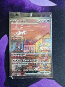 Mew ex SVP 053 Pokemon TCG Scarlet Violet 151 Black Star Promo Full Art SEALED - Image 1