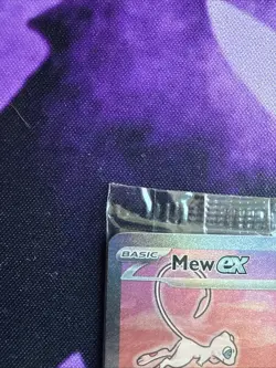 Mew ex SVP 053 Pokemon TCG Scarlet Violet 151 Black Star Promo Full Art SEALED - Image 2