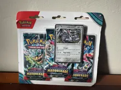 Pokemon TCG Twilight Masquerade Revavroom Triple Blister Booster Pack - Image 1
