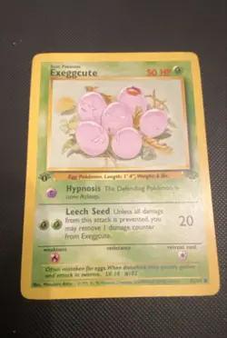 Exeggcute 52/64 Jungle 1st Edition Pokemon - Image 1