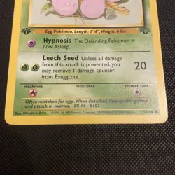 Exeggcute 52/64 Jungle 1st Edition Pokemon - Image 3