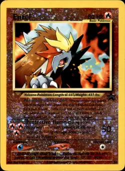 Entei 34/53 Reverse Holo - Pokemon WoTC Promo - MP - Image 1