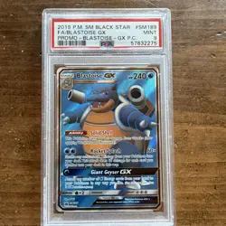 Blastoise GX SM189 SM Black Star Promo Holo 2019 PSA 9 Pokemon TCG - Image 1