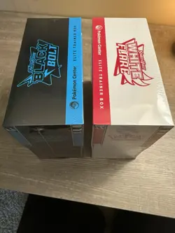Sealed Pokemon Center Black Bolt and White Flare ETB Set - Image 5