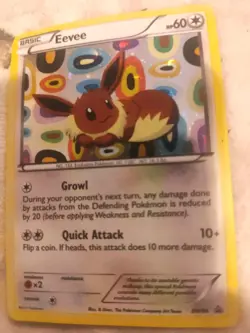 Pokemon Eevee BW94 Black & White Promo Holo BW Black Star Promo Set 🔥 2013 - Image 2