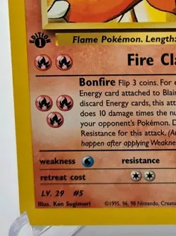 Blaine's Charmeleon 31/132 Gym Challenge Uncommon Vintage 1st Edition Pokemon - Image 5