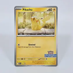 Pokemon Pikachu 214 ILLUSTRATION CONTEST PROMO 2024 - Image 1