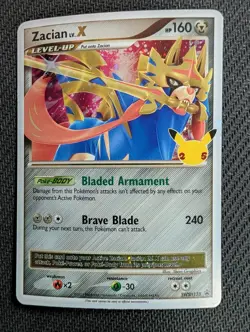 Zacian LV. X SWSH135 Holo Promo Sword & Shield Promo Pokemon Near Mint - Image 1