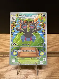 Pokemon TCG English WHT 147/086 Zweilous Illustration Rare NM/Mint Condition - Image 1