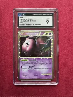 Pokemon - Mew - 97/102 - HS Triumphant - ENG - CGC 9 MINT - Image 1