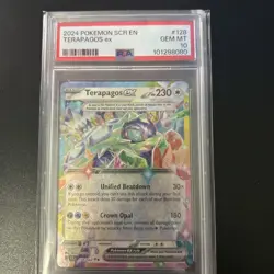 2024 Pokemon Terapagos Ex #128 PSA GEM MINT 10 - Image 1