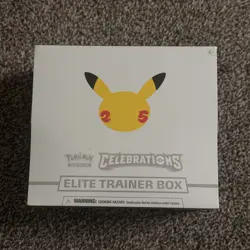 Pokemon Celebrations Elite Trainer Box ETB 25th Anniversary - New Factory Sealed 820650809439 - Image 2