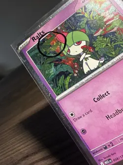 DOUBLE SWIRL 🌀🌀Ralts 058/132 Mega Evolution Cosmos Holo Promo NM Pokemon TCG - Image 2