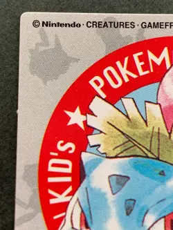 Pokemon Kid's mini card Ivysaur NO.38 Japanese 1998 Pokemon TCG NINTENDO BANDAI - Image 2