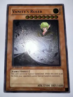 Yugioh Vanity's Ruler CDIP-EN024 Ultimate Rare 1st Ed NM NICE!!! - Image 1