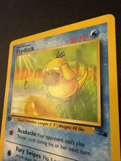 Psyduck 53/62 1st Edition Fossil Regular LP - Lightly Played Pokemon Card - Image 2