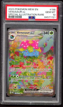 Pokemon Cards - PSA 10 Venusaur Ex 198/165 - 151 SIR - GEM MT - PSA10 - Image 1