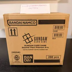 Gundam Card Game Phantom Aria GD04 Booster Box Case Sealed English Preorder - Image 1