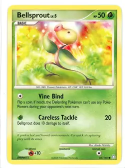Bellsprout 85/146 Legends Awakened Pokemon Card - Image 1