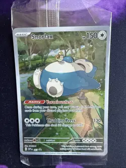 Snorlax SVP EN 051 Black Star Promo Scarlet & Violet Pokemon 151 Card - SEALED - Image 1