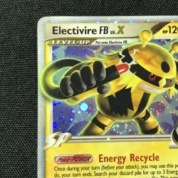 Pokemon 2009 Electivire FB LV. X Level-Up Holo Card 144/147 Rare LP - Image 3