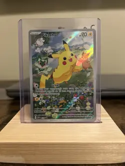 Pokemon Pikachu SVP 088 Scarlet & Violet Promo Holo Card English 2024 - Image 1