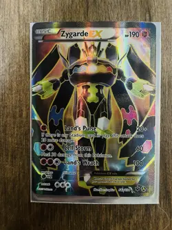 Zygarde EX 54a/124 Fates Collide Alternate Full Art Promo Card, near mint - Image 1